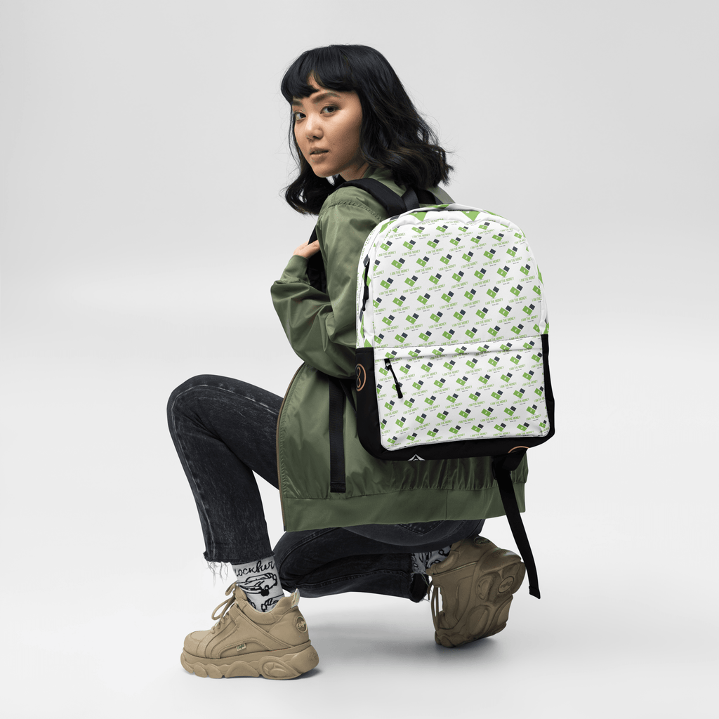 MDB Co. "I AM" THE MONEY UNISEX Backpack - The Million Dollar Bill Co. CUT-SEW