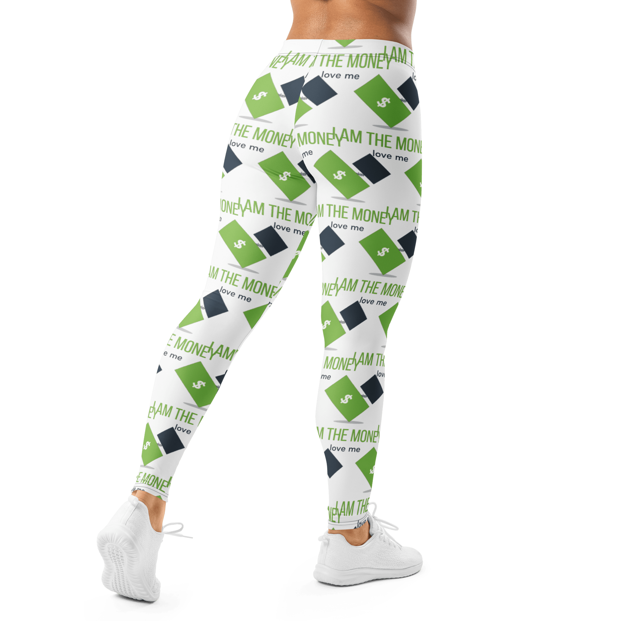 I AM THE MONEY All - over Leggings - The Million Dollar Bill Co.