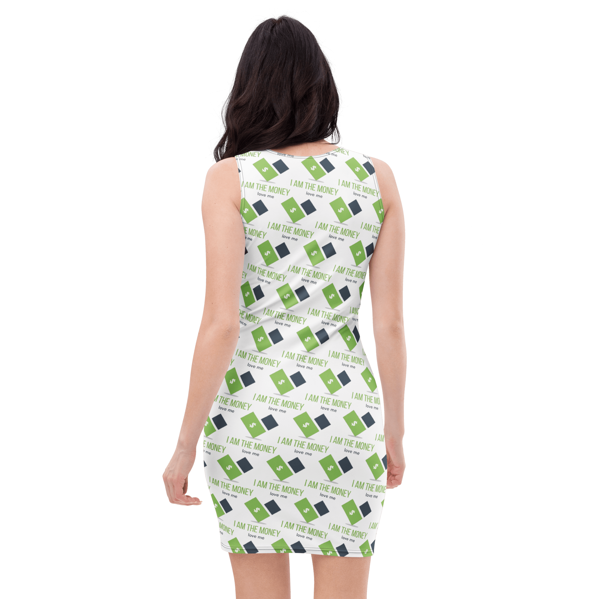MDB Co. "I AM" THE MONEY Bodycon dress - The Million Dollar Bill Co. CUT-SEW