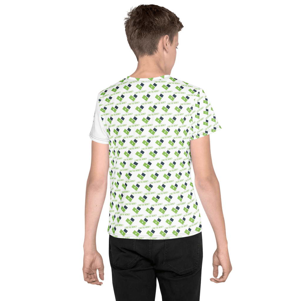 I AM THE MONEY Youth crew neck t-shirt - The Million Dollar Bill Co.