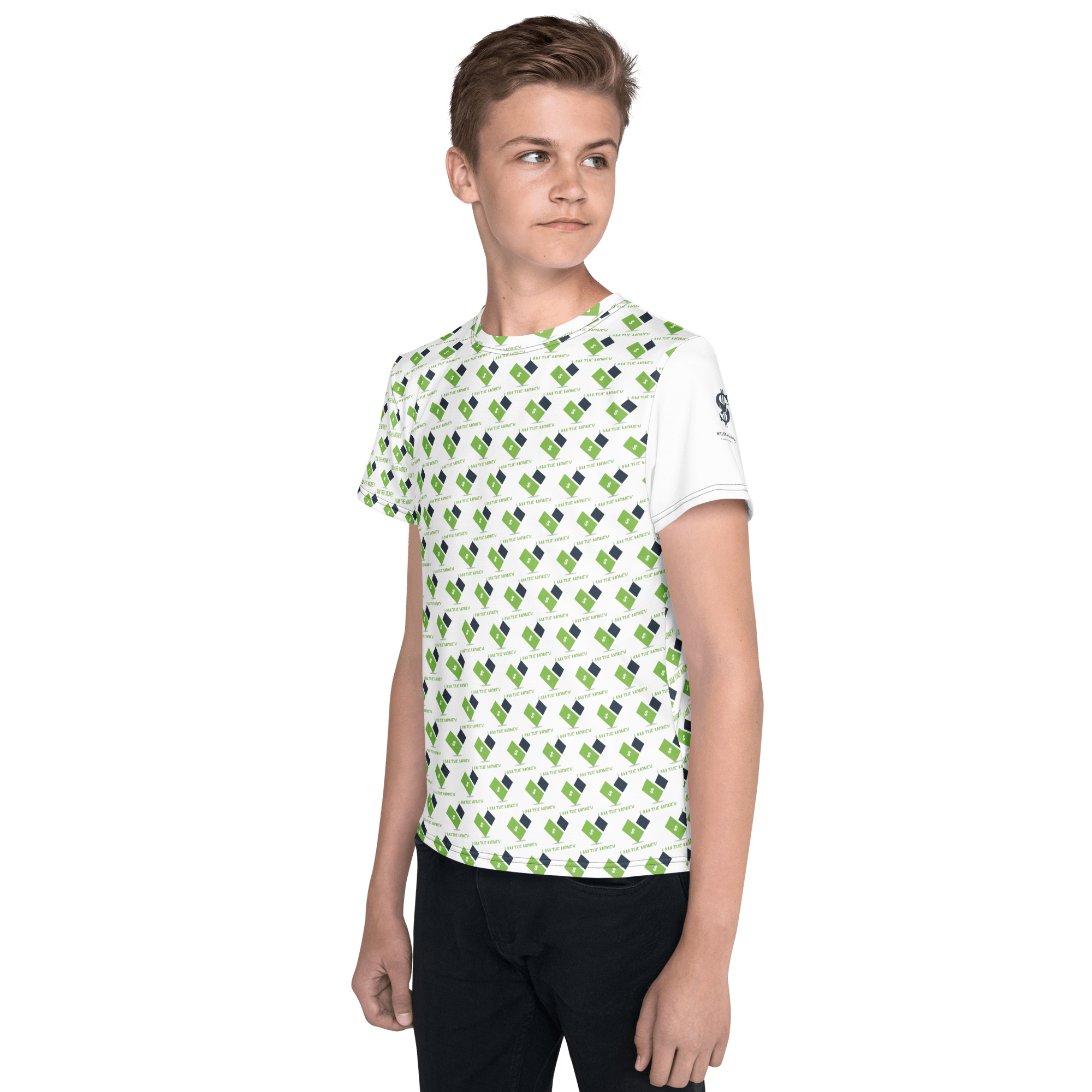 I AM THE MONEY Youth crew neck t-shirt - The Million Dollar Bill Co.
