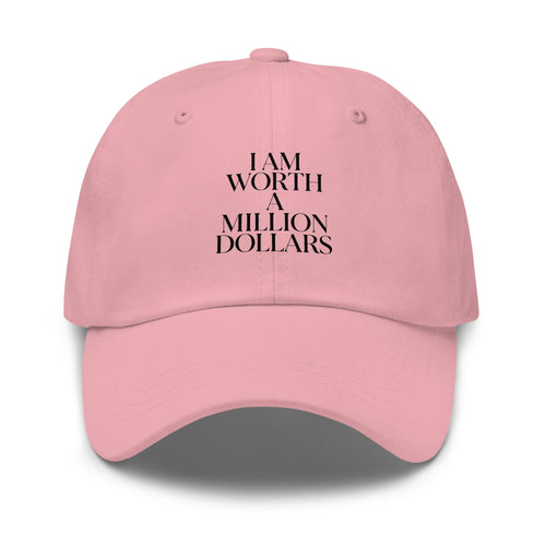 KNOW YOUR WORTH hat - The Million Dollar Bill Co.