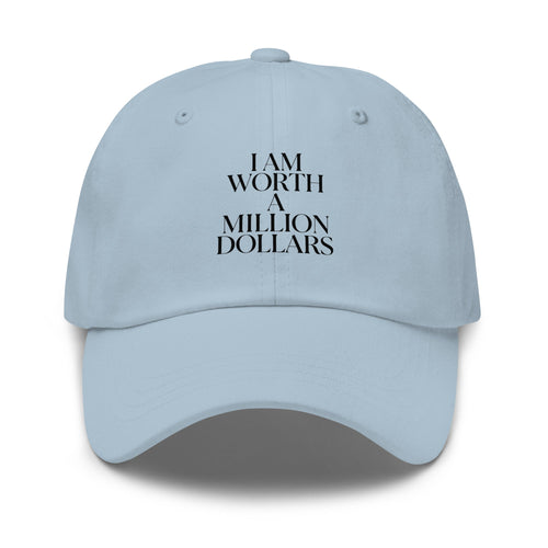 KNOW YOUR WORTH hat - The Million Dollar Bill Co.