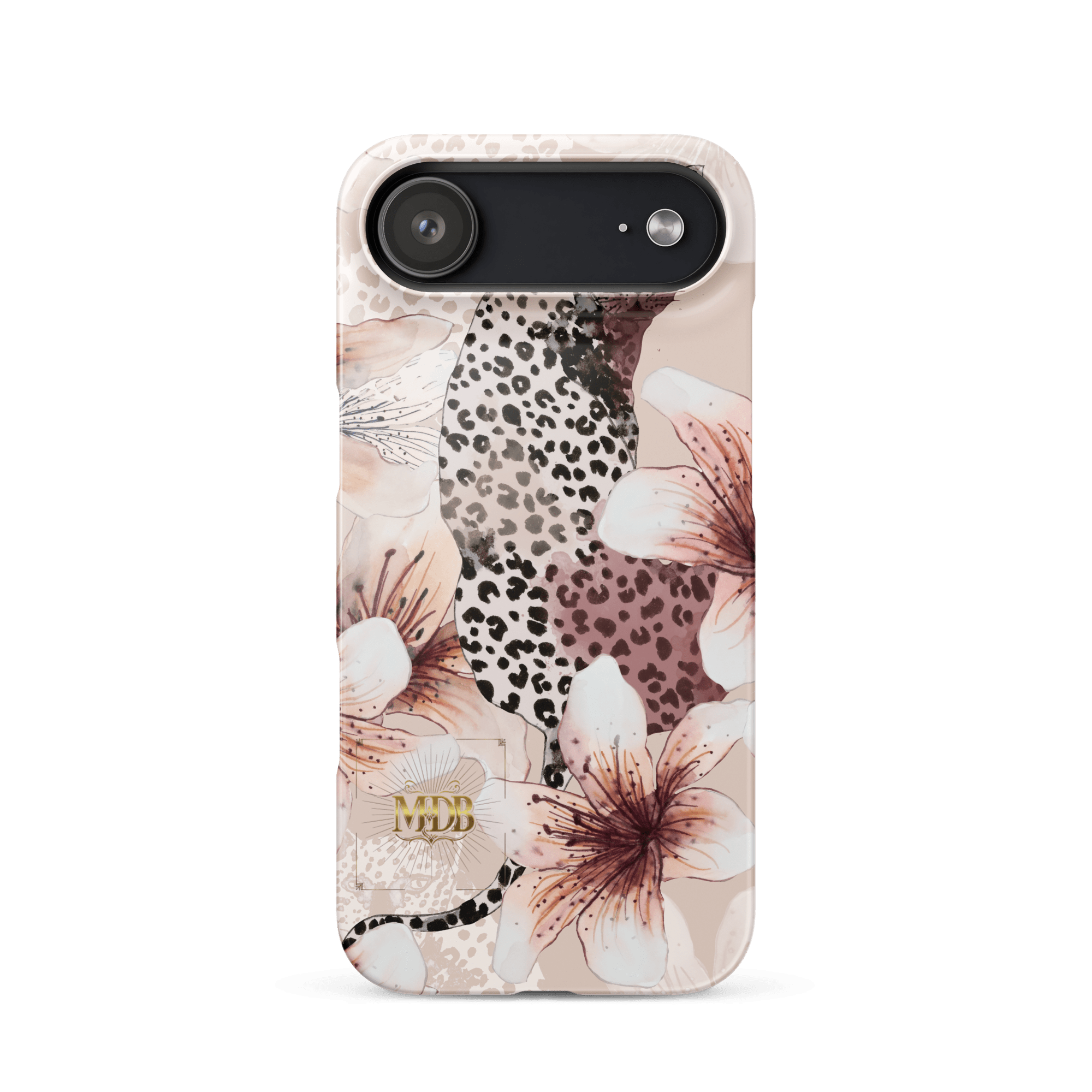 MDB Co. Leopard flora Snap case for iPhone® - The Million Dollar Bill Co.