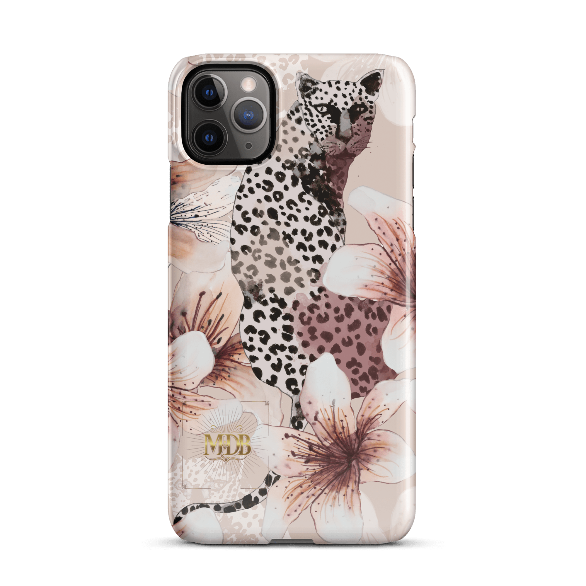MDB Co. Leopard flora Snap case for iPhone® - The Million Dollar Bill Co.