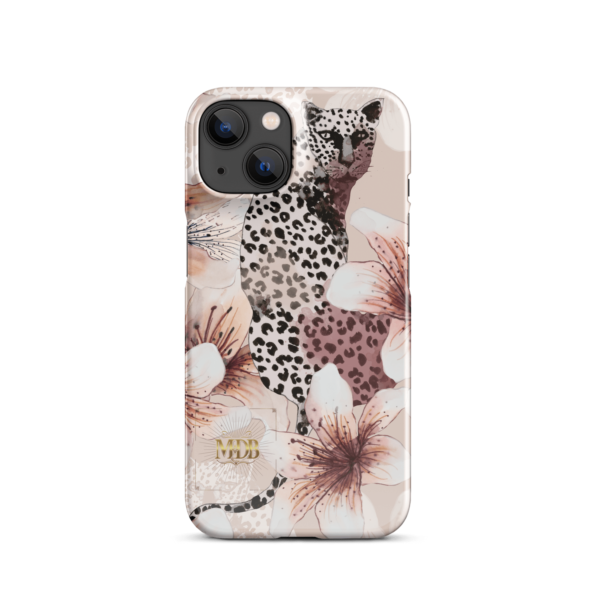 MDB Co. Leopard flora Snap case for iPhone® - The Million Dollar Bill Co.