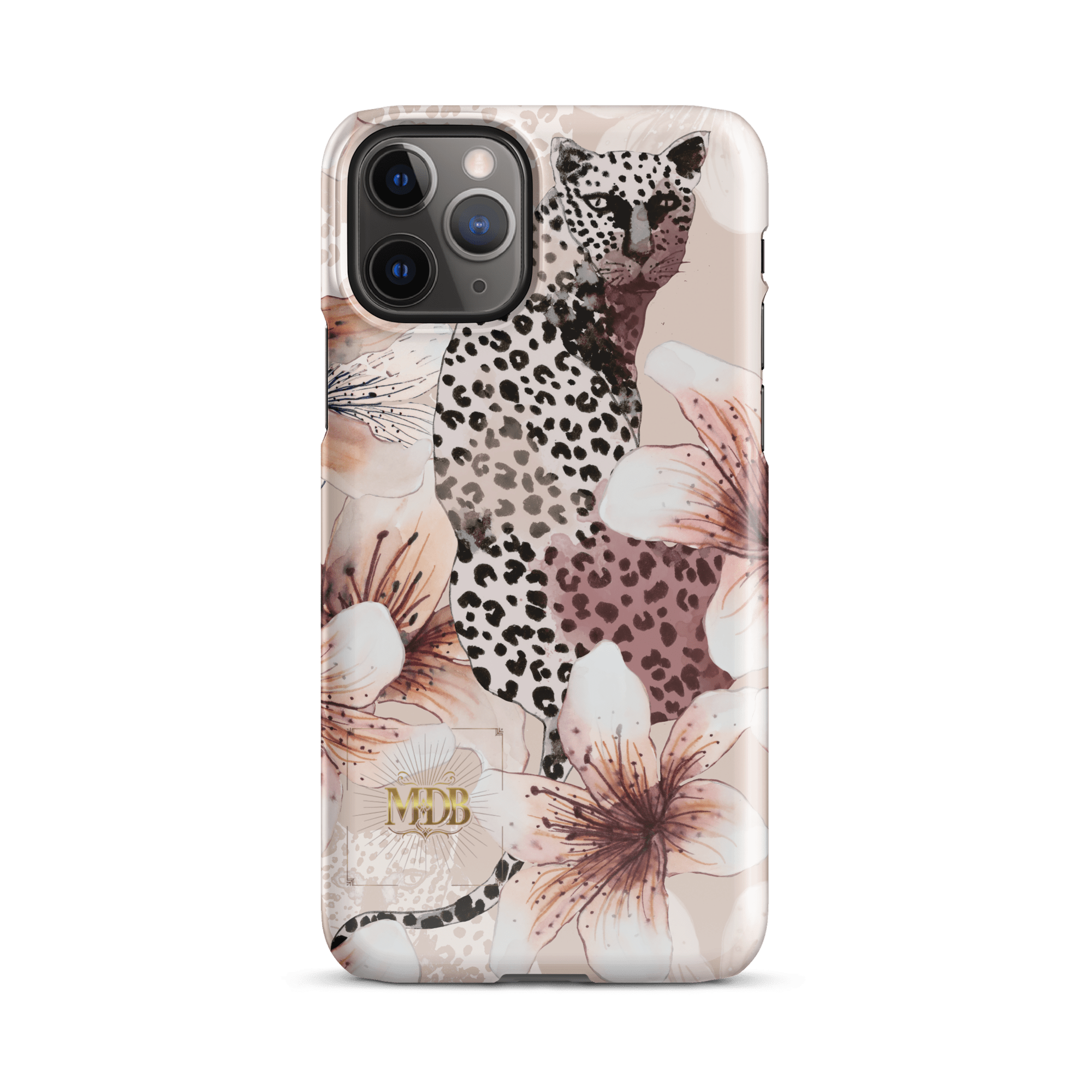 MDB Co. Leopard flora Snap case for iPhone® - The Million Dollar Bill Co.