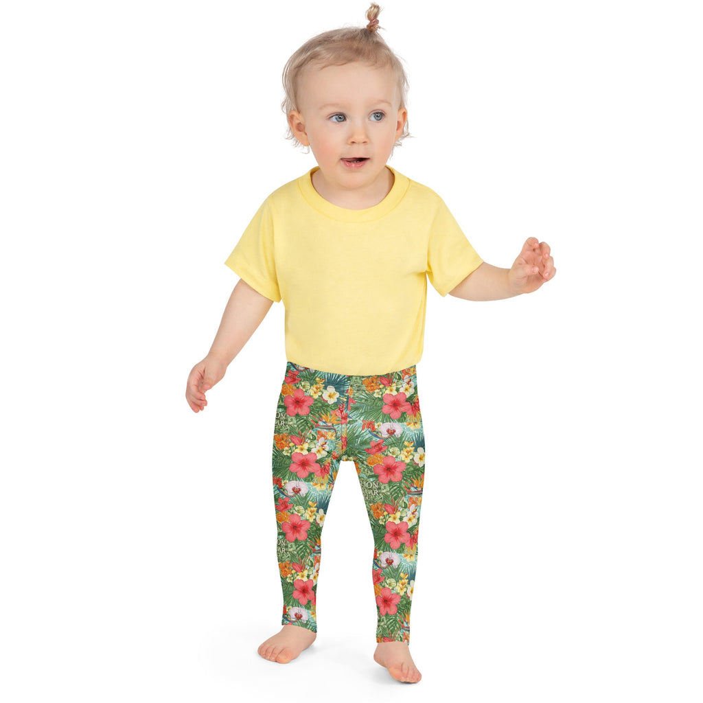 MDB Co. FLORAL BILLS ALL - OVER Kid's Leggings - The Million Dollar Bill Co.