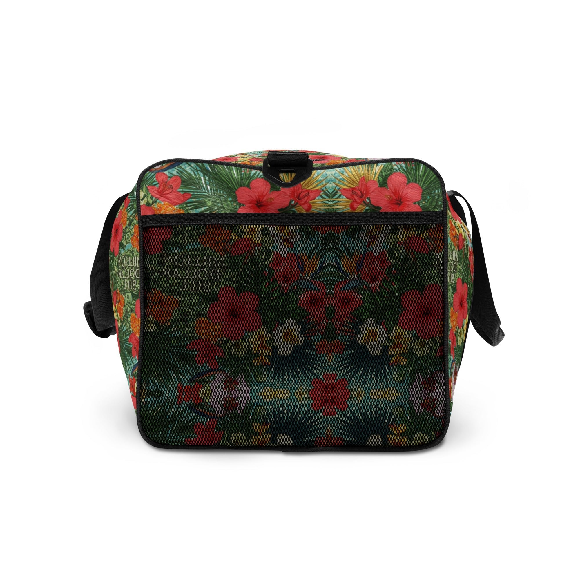 MDB Co. FLORAL BILLS Duffle bag - The Million Dollar Bill Co.