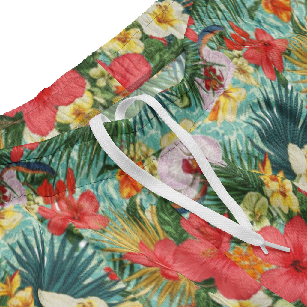 MDB Co. FLORAL BILLS Unisex mesh shorts - The Million Dollar Bill Co.