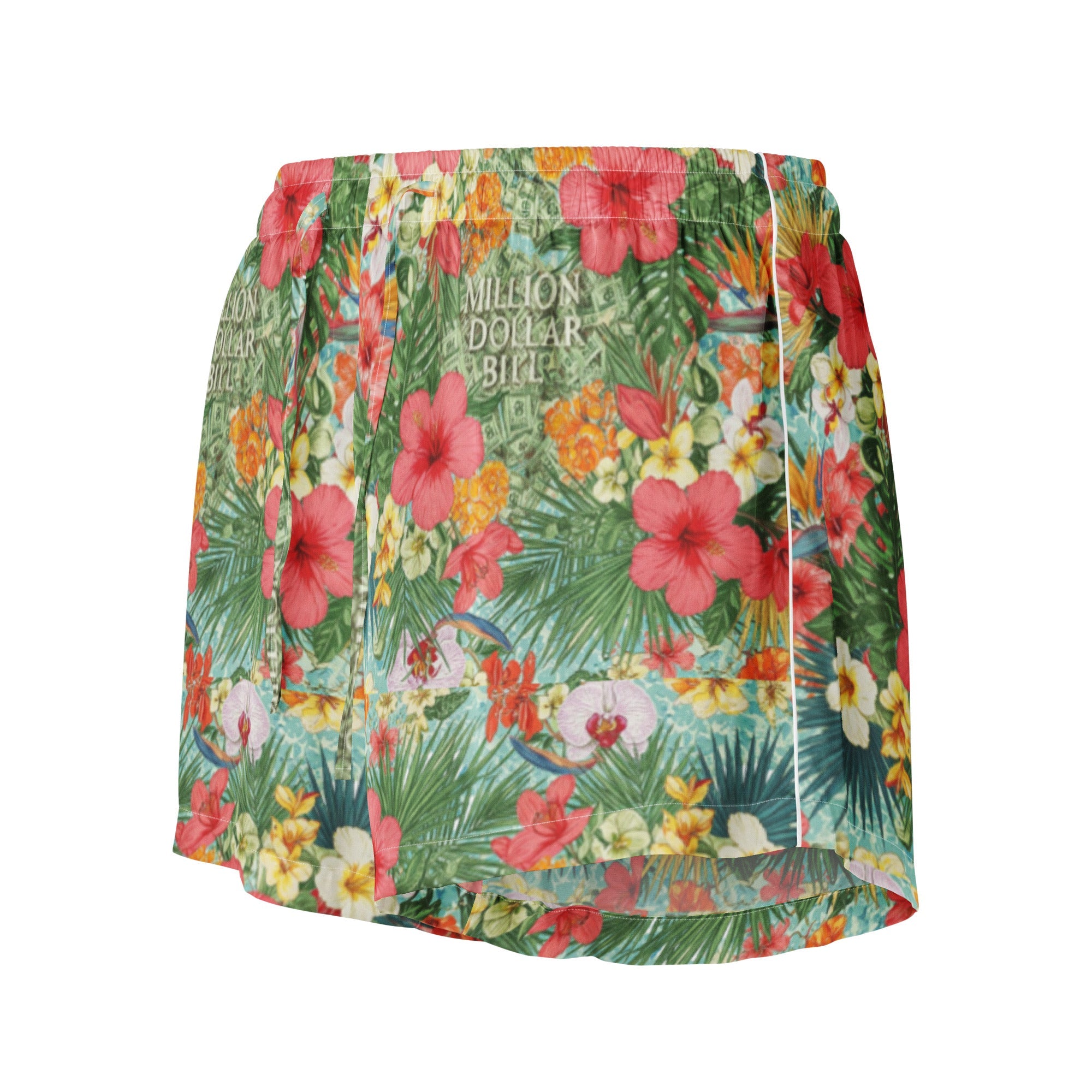 MDB Co. FLORAL BILLS Women’s pajama shorts - The Million Dollar Bill Co.