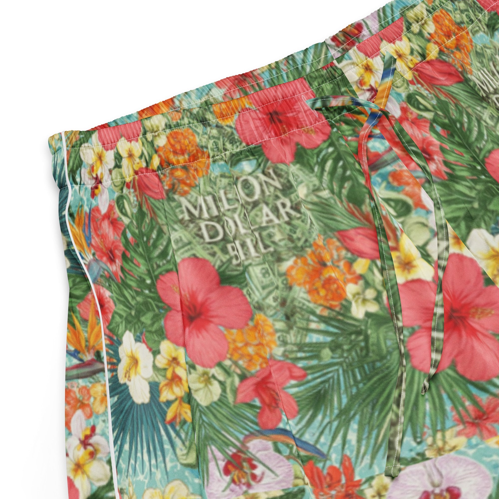 MDB Co. FLORAL BILLS Women’s pajama shorts - The Million Dollar Bill Co.