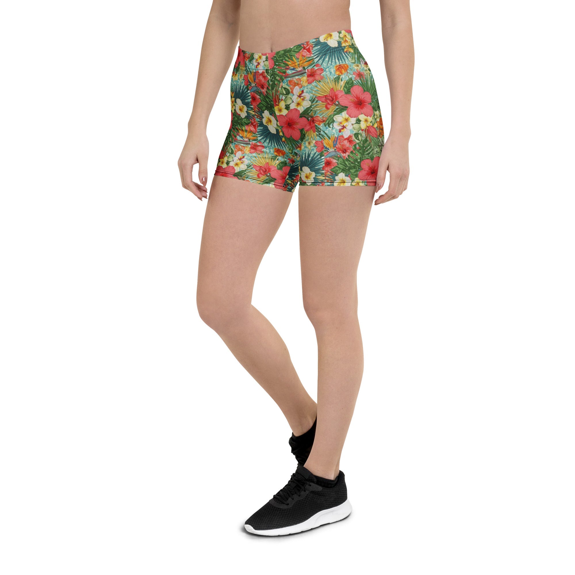 MDB Co. FLORAL BILLS women's Shorts - The Million Dollar Bill Co. CUT-SEW
