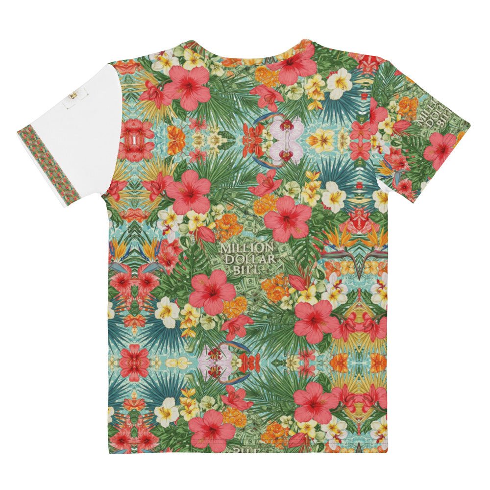 MDB Co. FLORAL BILLS Women's T-shirt - The Million Dollar Bill Co.