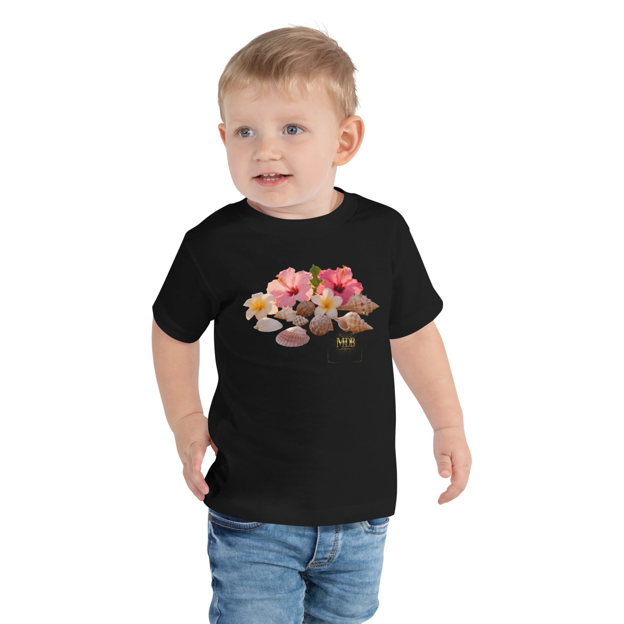 MDB Co. FLORAL Toddler Short Sleeve Tee - The Million Dollar Bill Co.