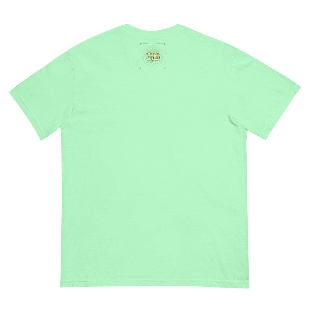 MDB Co. FLORAL Unisex garment - dyed heavyweight t-shirt - The Million Dollar Bill Co.