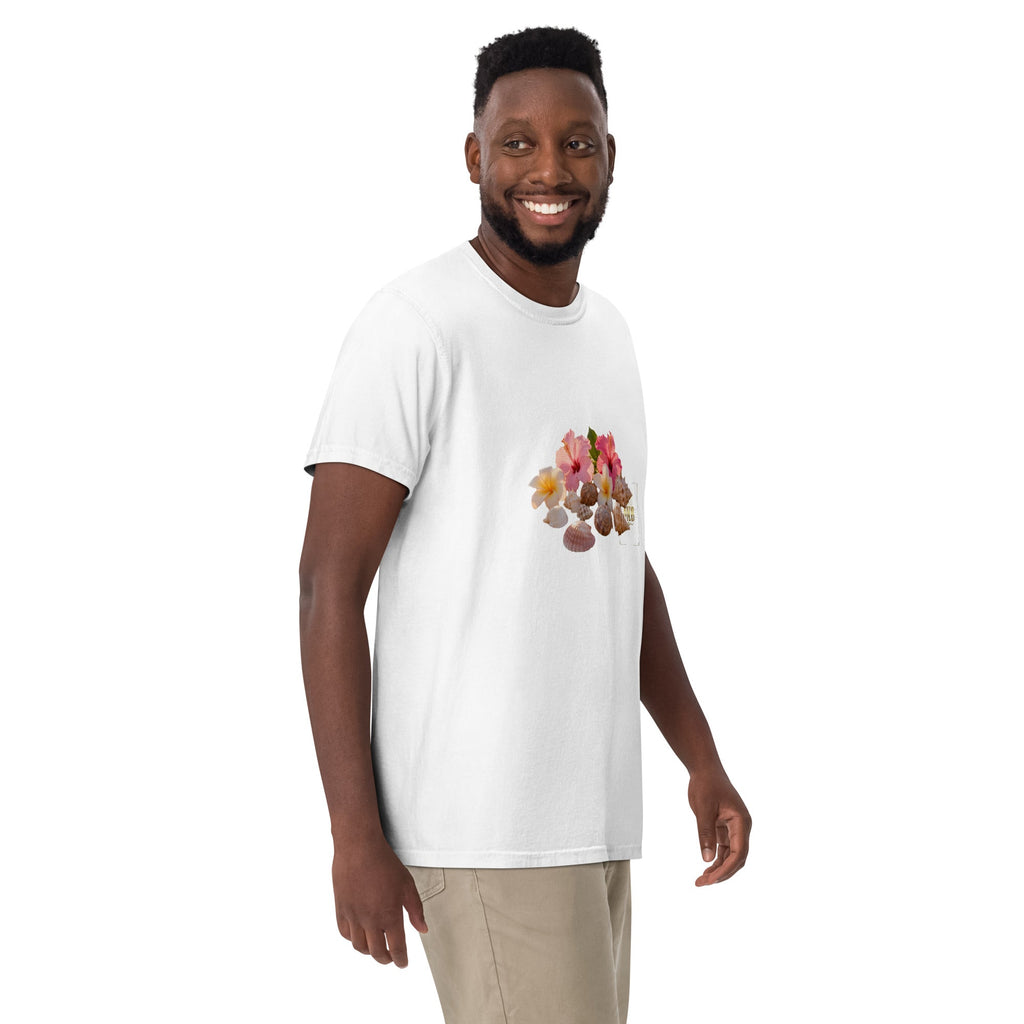 MDB Co. FLORAL Unisex garment - dyed heavyweight t-shirt - The Million Dollar Bill Co.