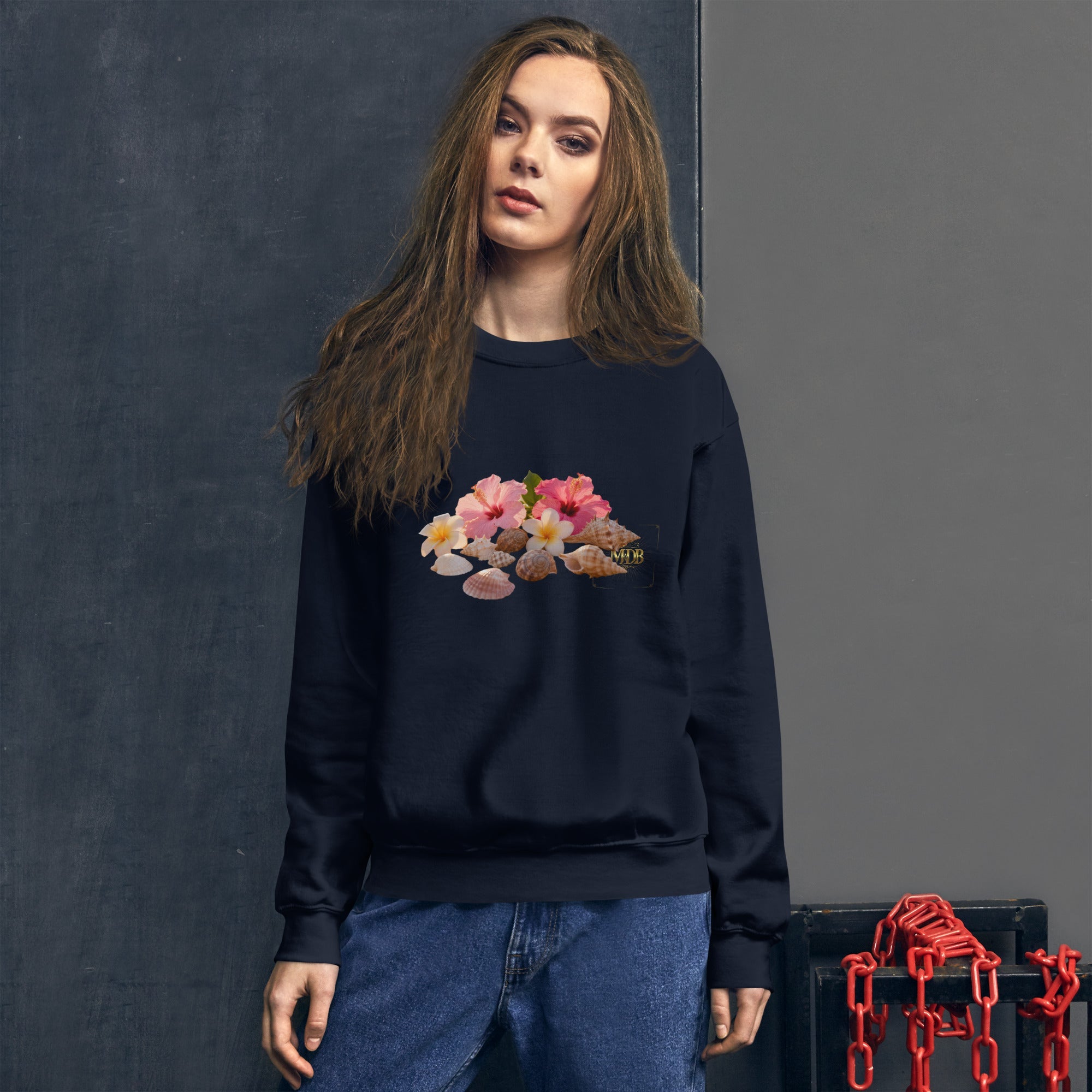 MDB Co. FLORAL Unisex Sweatshirt - The Million Dollar Bill Co.