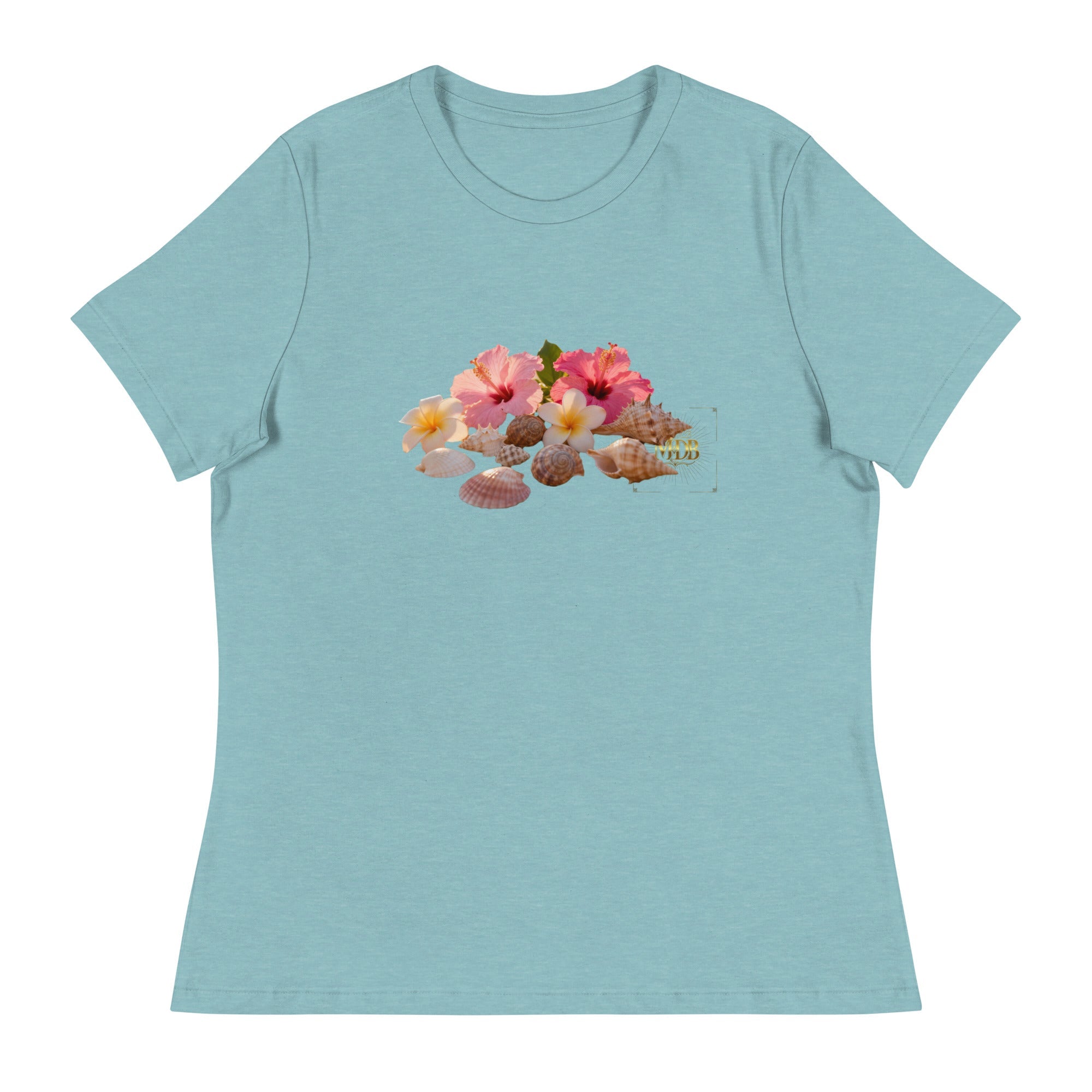 MDB Co. FLORAL Women's Relaxed T-Shirt - The Million Dollar Bill Co.