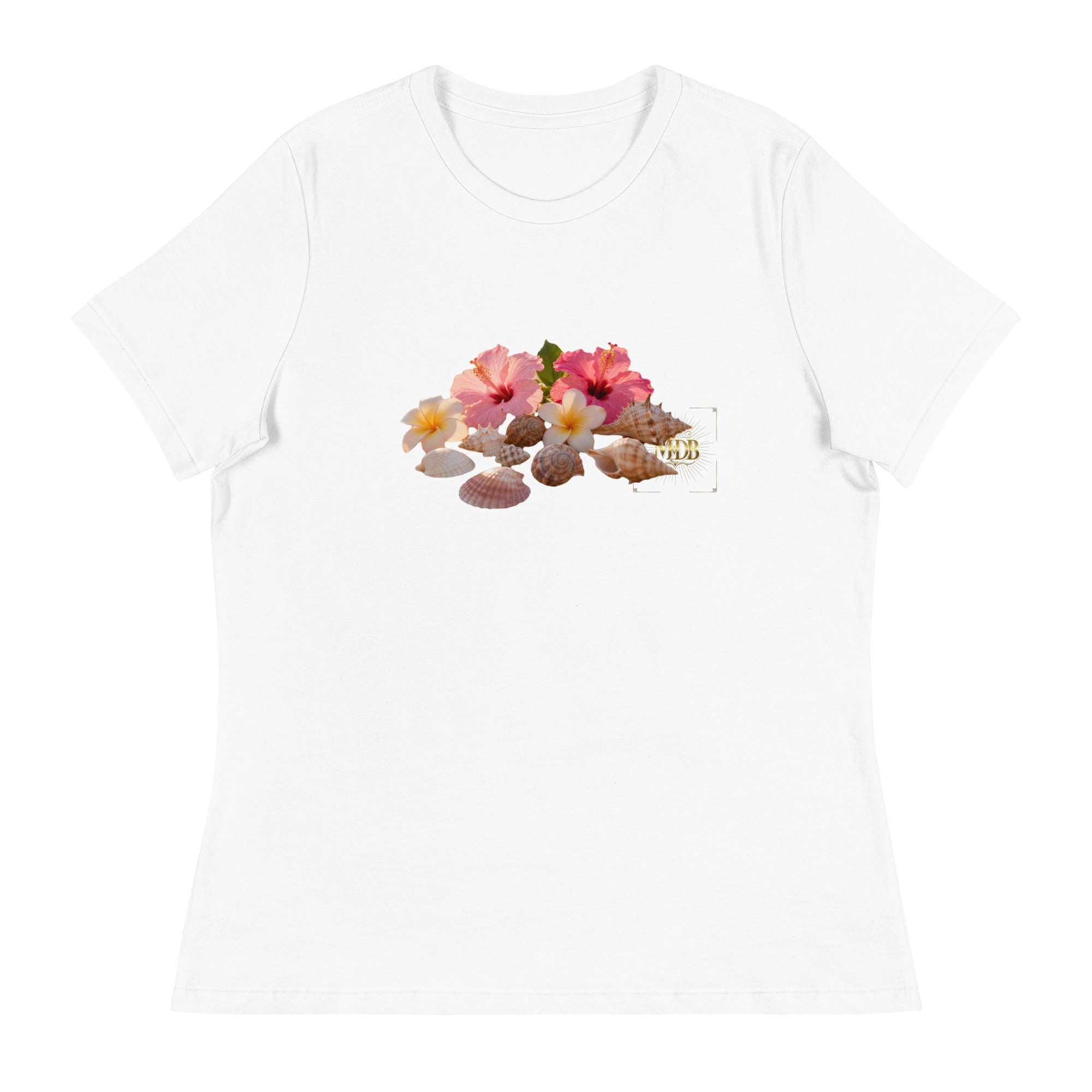 MDB Co. FLORAL Women's Relaxed T-Shirt - The Million Dollar Bill Co.