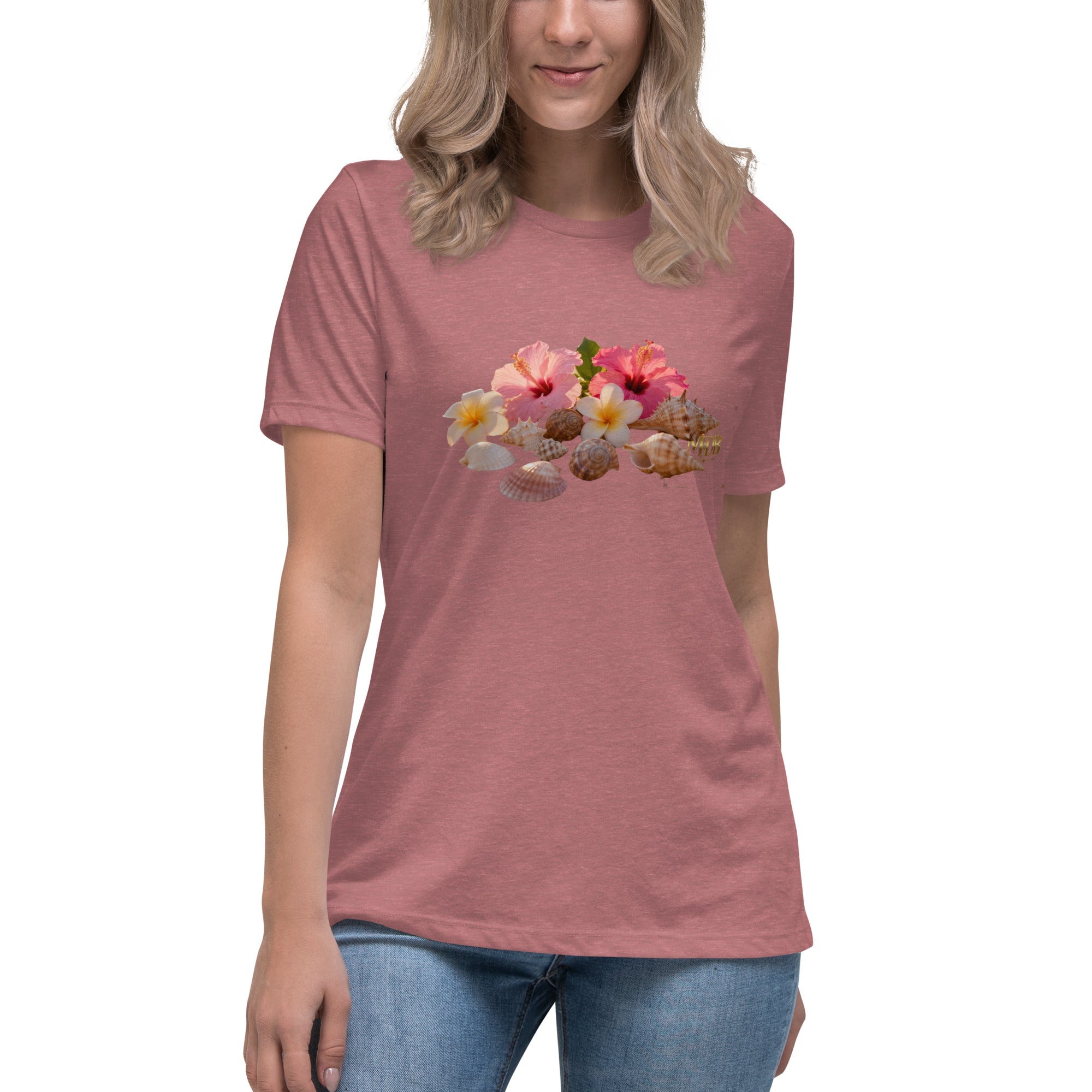 MDB Co. FLORAL Women's Relaxed T-Shirt - The Million Dollar Bill Co.