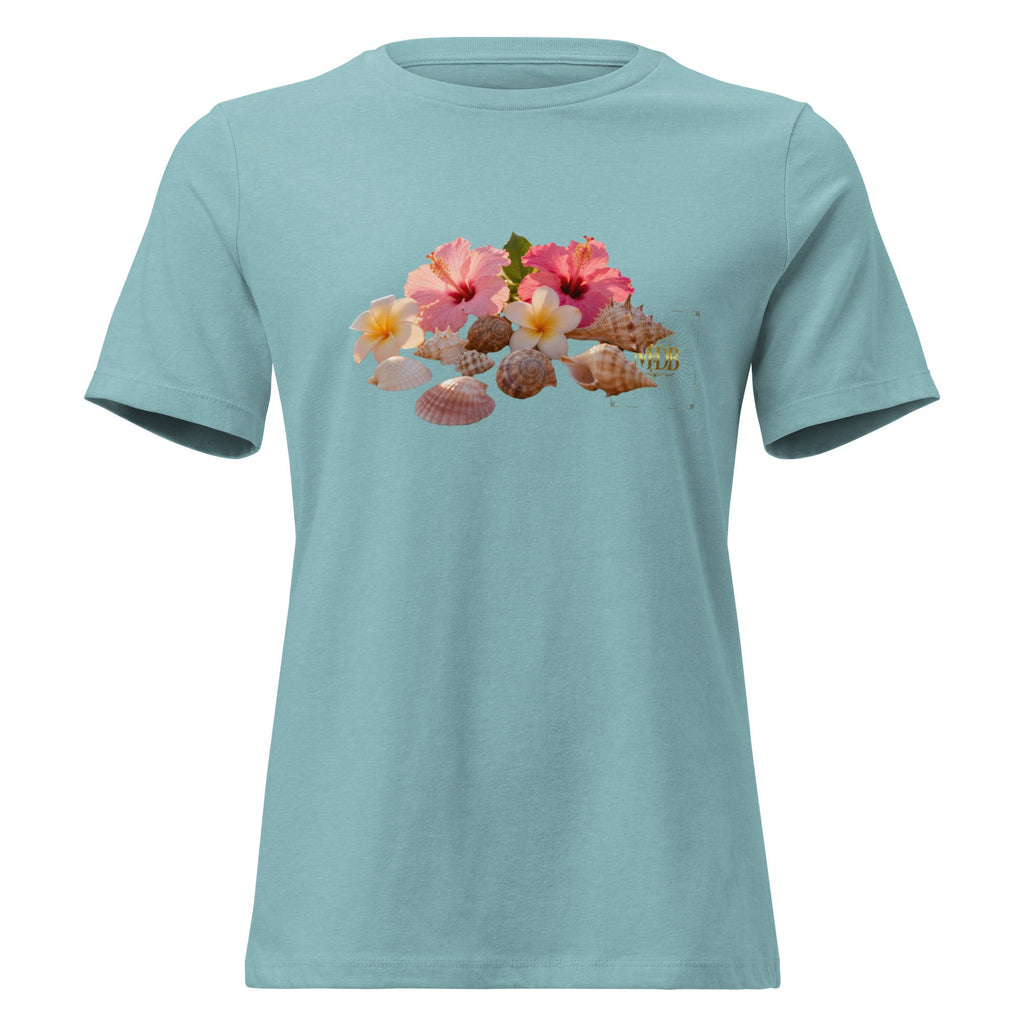 MDB Co. FLORAL Women's Relaxed T-Shirt - The Million Dollar Bill Co.