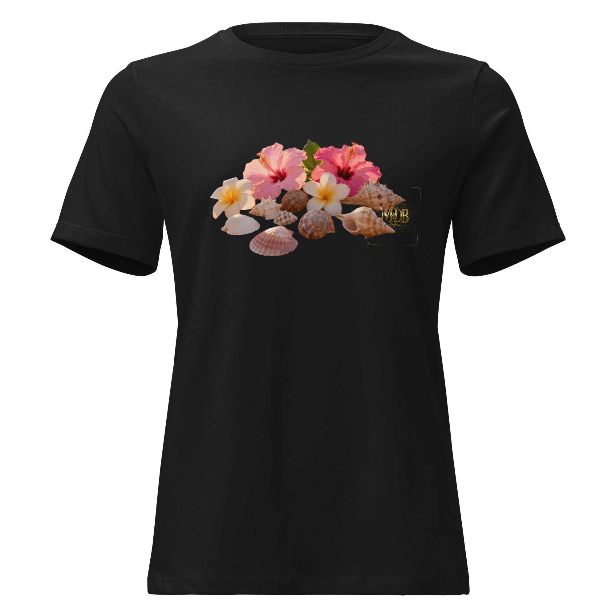 MDB Co. FLORAL Women's Relaxed T-Shirt - The Million Dollar Bill Co.