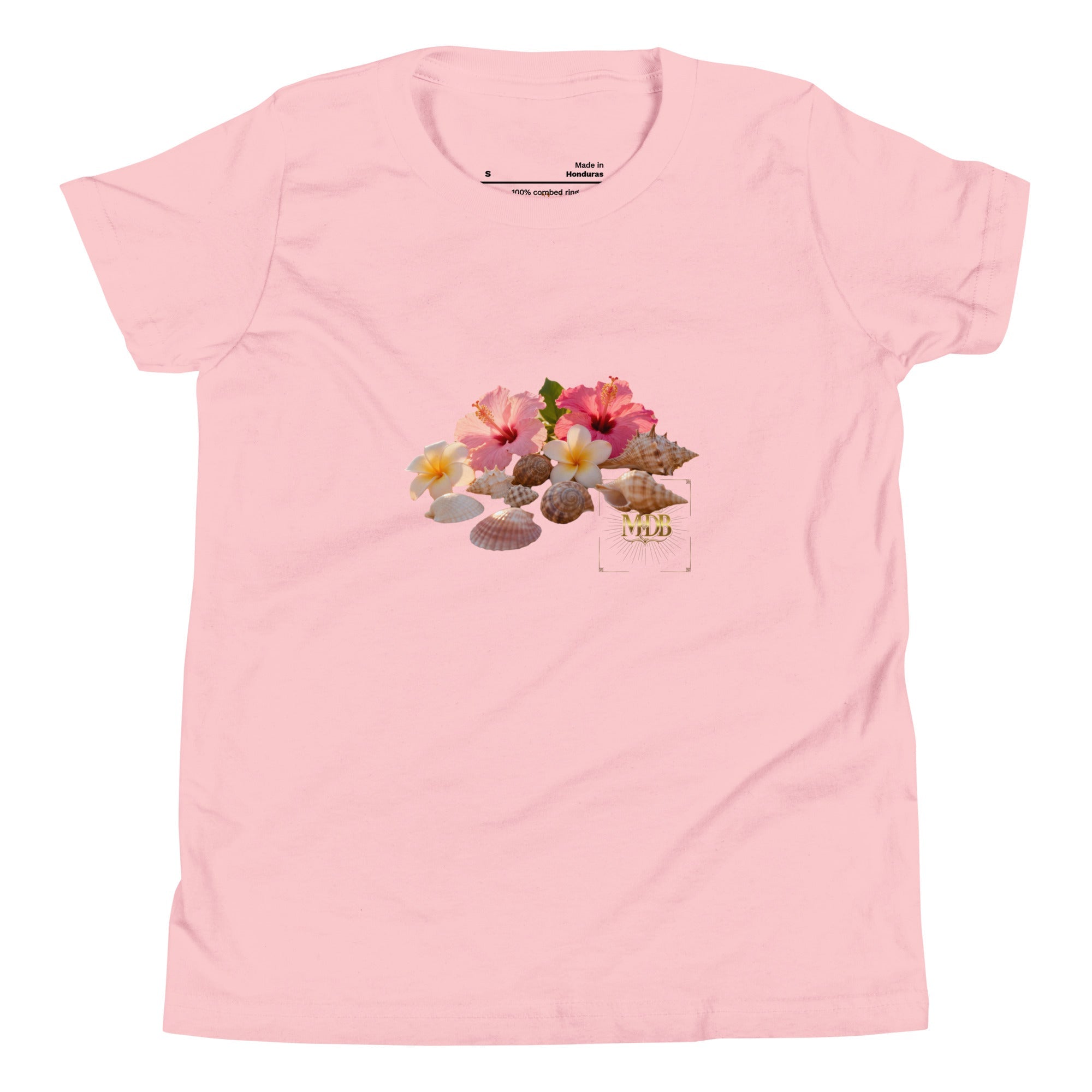 MDB Co. FLORAL Youth Short Sleeve T-Shirt - The Million Dollar Bill Co.