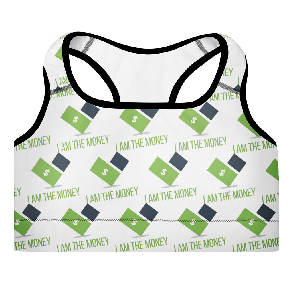 MDB Co. I AM Padded Sports Bra - The Million Dollar Bill Co.