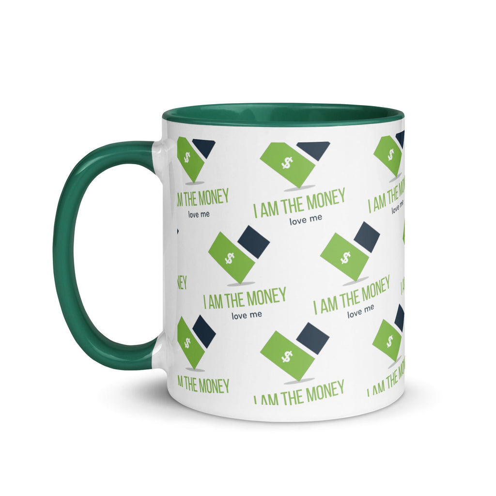 MDB Co. "I AM" THE MONEY Mug with Color Inside - The Million Dollar Bill Co.