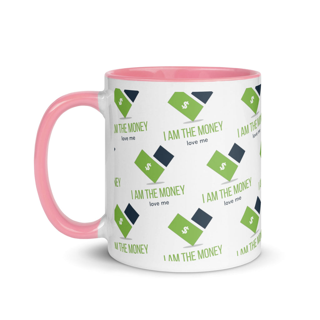 MDB Co. "I AM" THE MONEY Mug with Color Inside - The Million Dollar Bill Co.