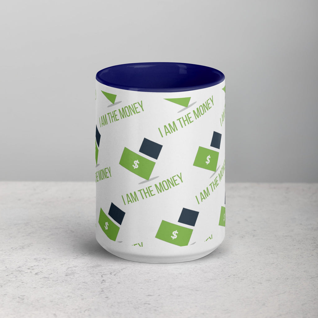 MDB Co. "I AM" THE MONEY Mug with Color Inside - The Million Dollar Bill Co.
