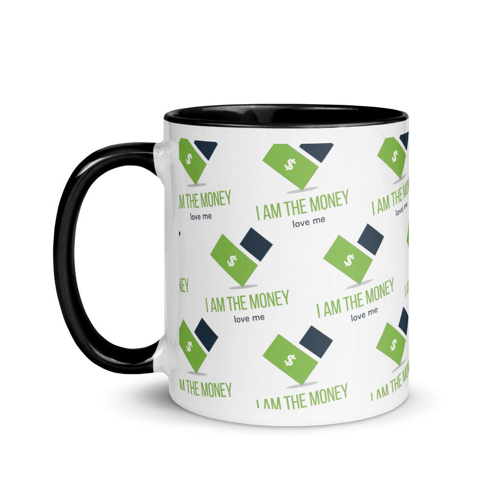 MDB Co. "I AM" THE MONEY Mug with Color Inside - The Million Dollar Bill Co.