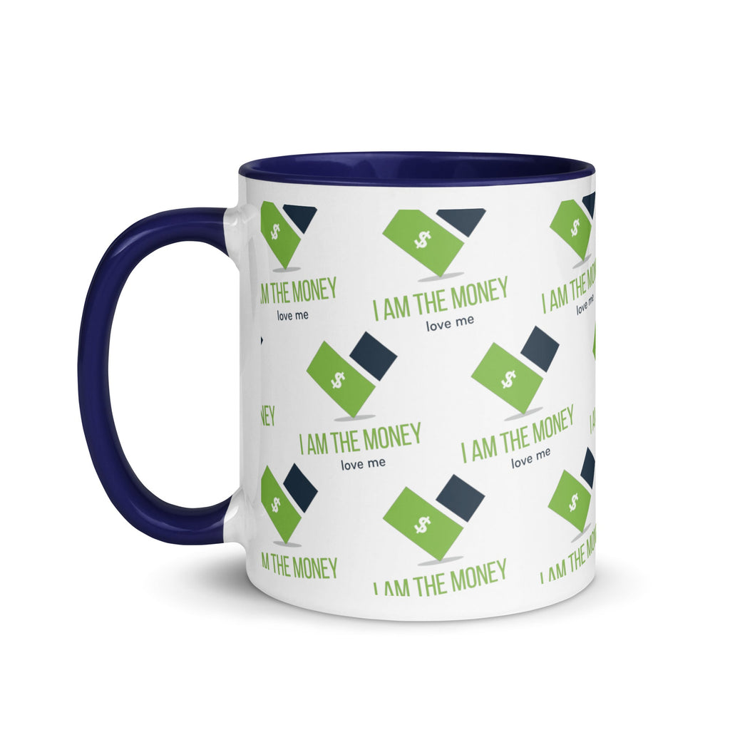 MDB Co. "I AM" THE MONEY Mug with Color Inside - The Million Dollar Bill Co.