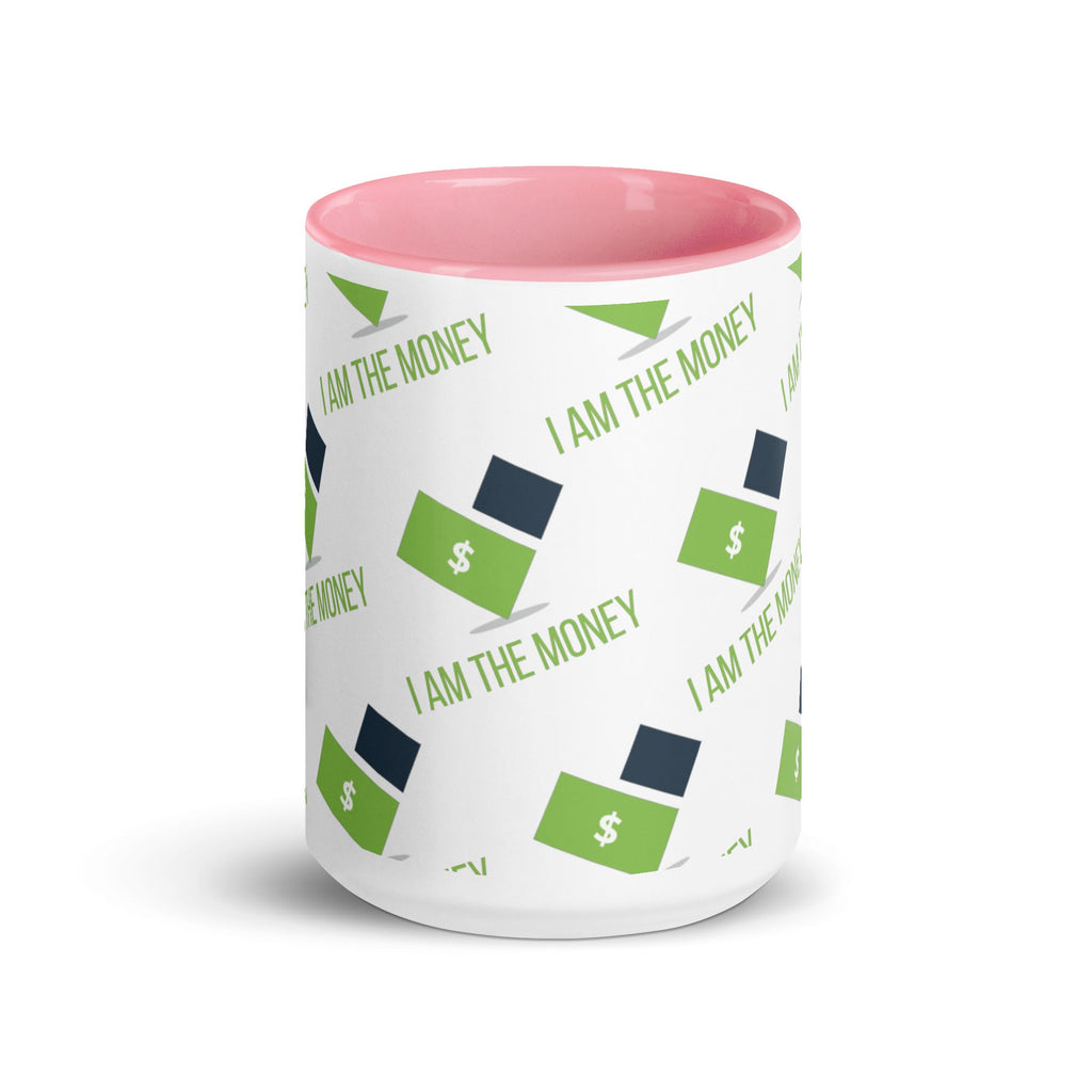 MDB Co. "I AM" THE MONEY Mug with Color Inside - The Million Dollar Bill Co.