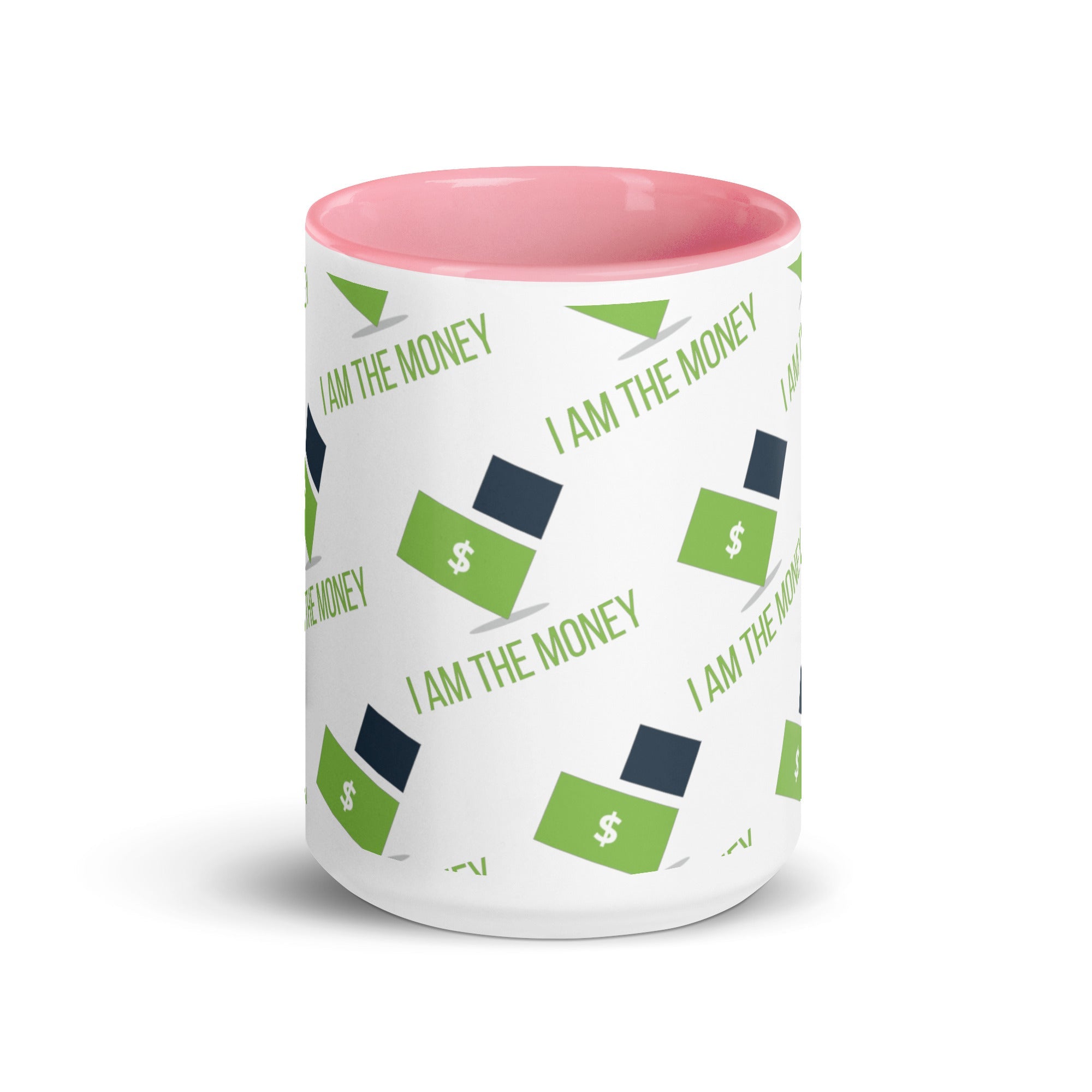 MDB Co. "I AM" THE MONEY Mug with Color Inside - The Million Dollar Bill Co.