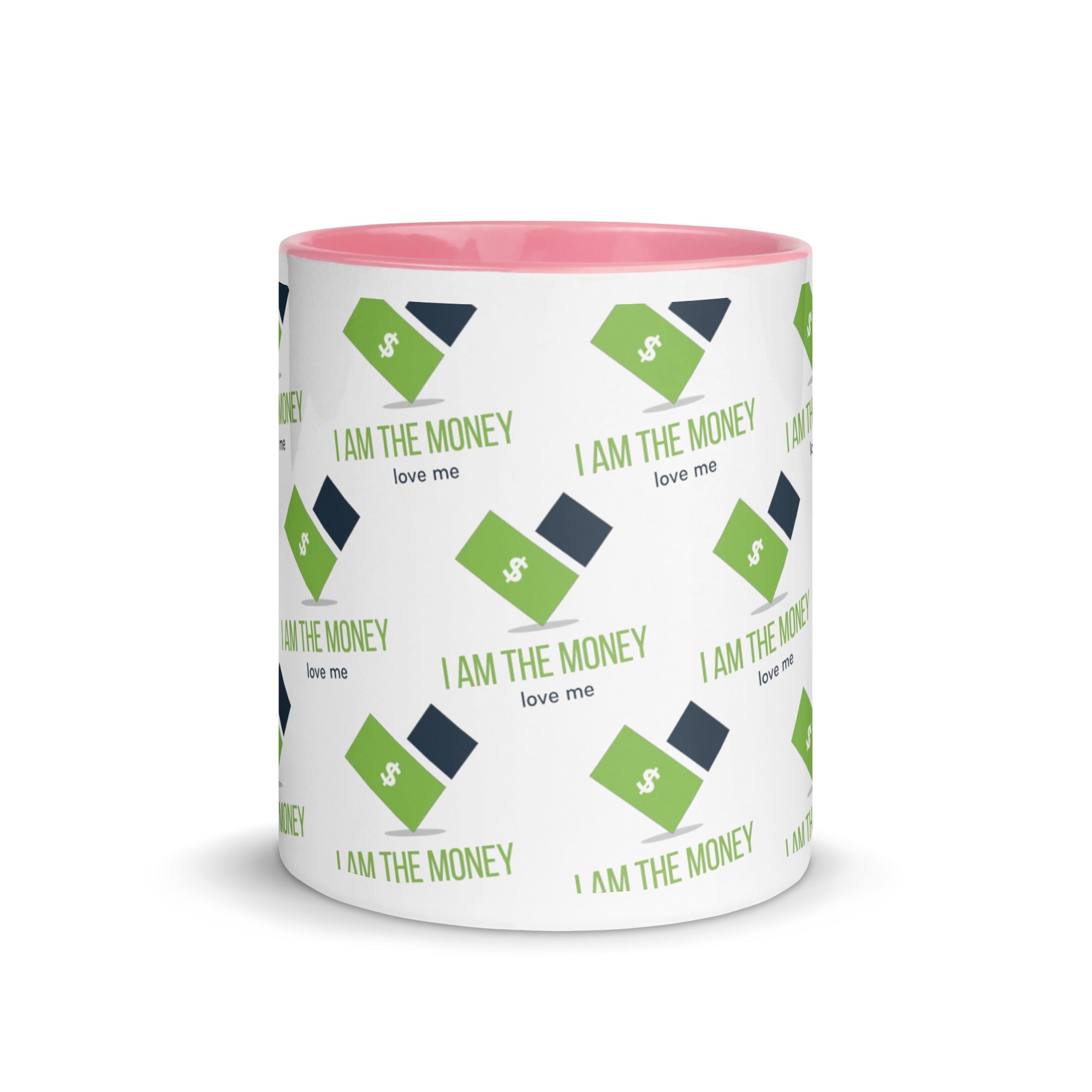 MDB Co. "I AM" THE MONEY Mug with Color Inside - The Million Dollar Bill Co.