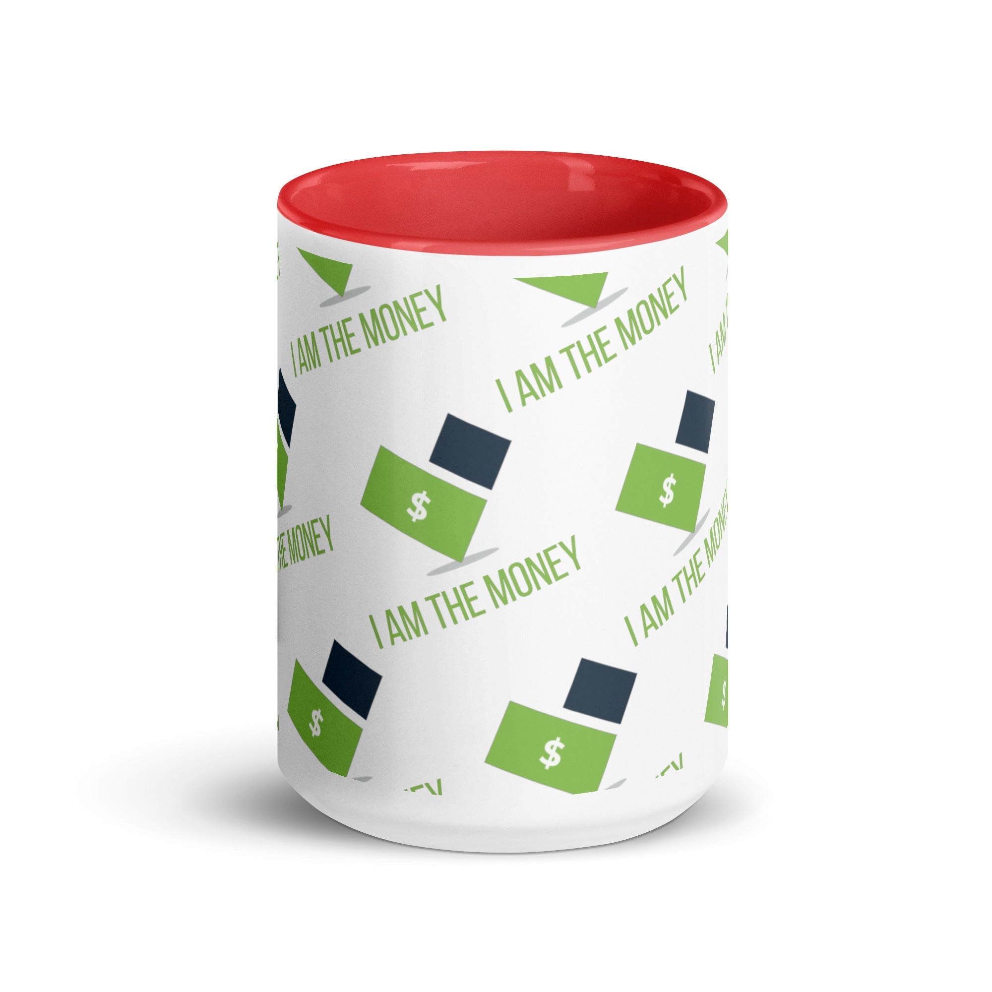 MDB Co. "I AM" THE MONEY Mug with Color Inside - The Million Dollar Bill Co.