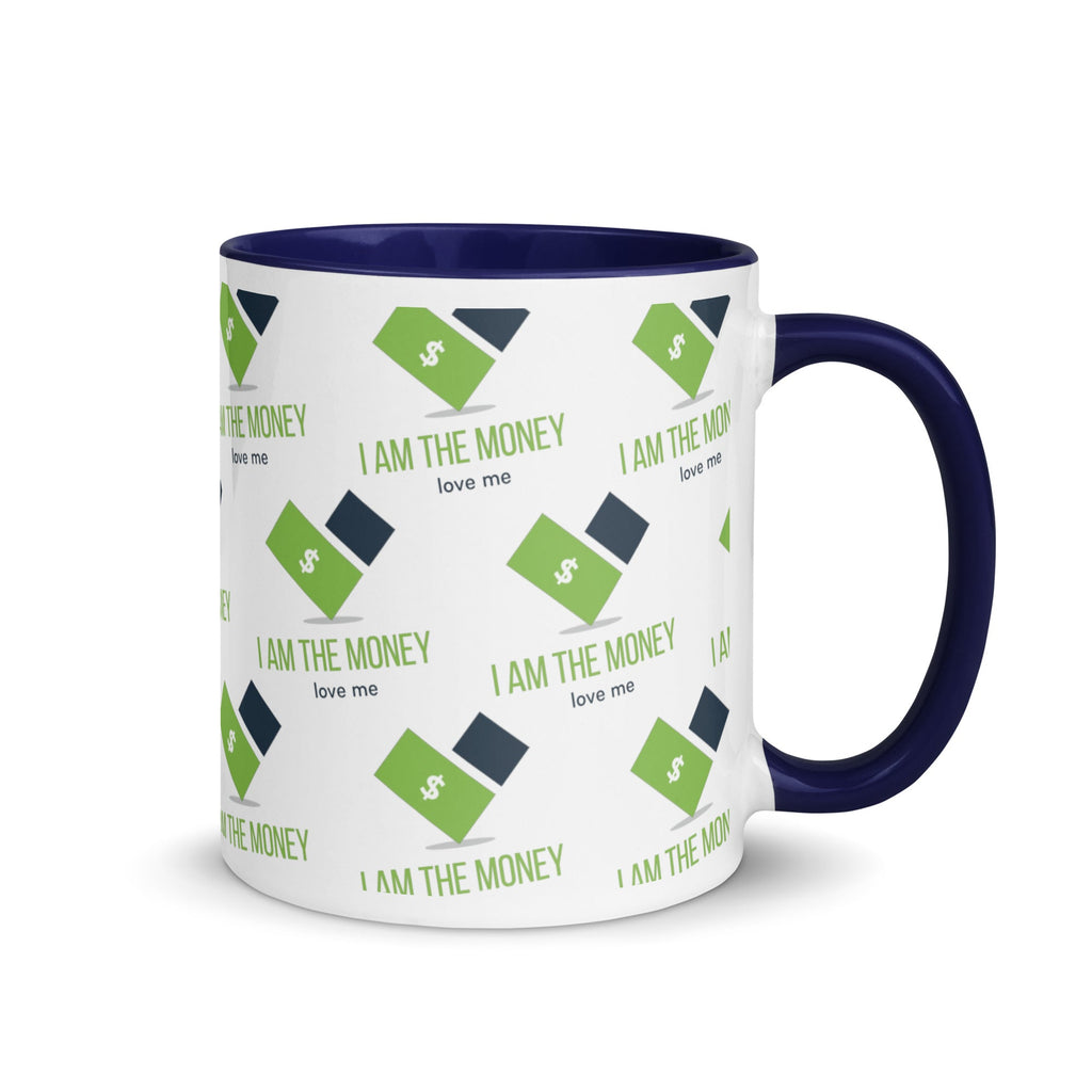 MDB Co. "I AM" THE MONEY Mug with Color Inside - The Million Dollar Bill Co.
