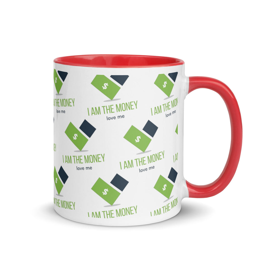 MDB Co. "I AM" THE MONEY Mug with Color Inside - The Million Dollar Bill Co.