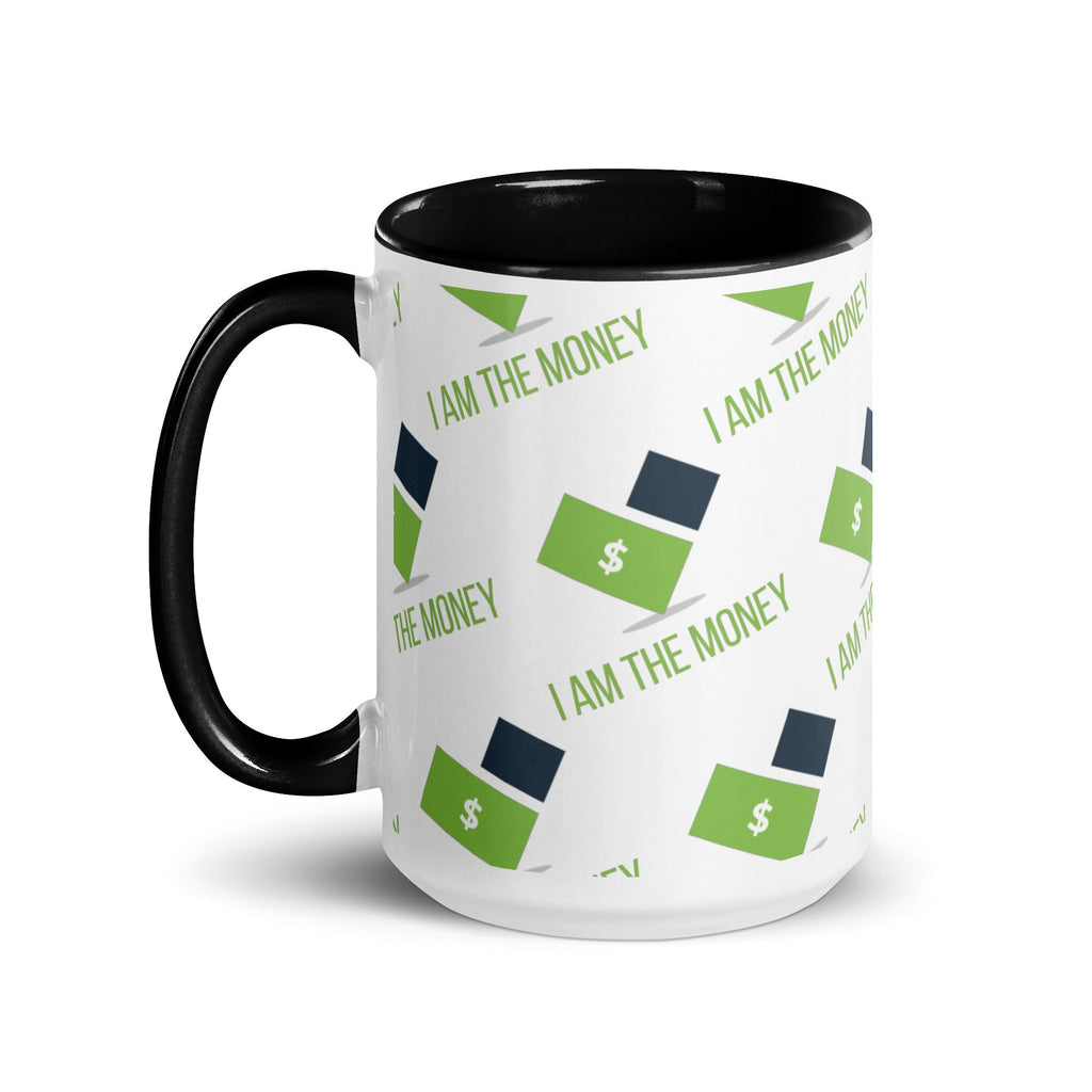 MDB Co. "I AM" THE MONEY Mug with Color Inside - The Million Dollar Bill Co.