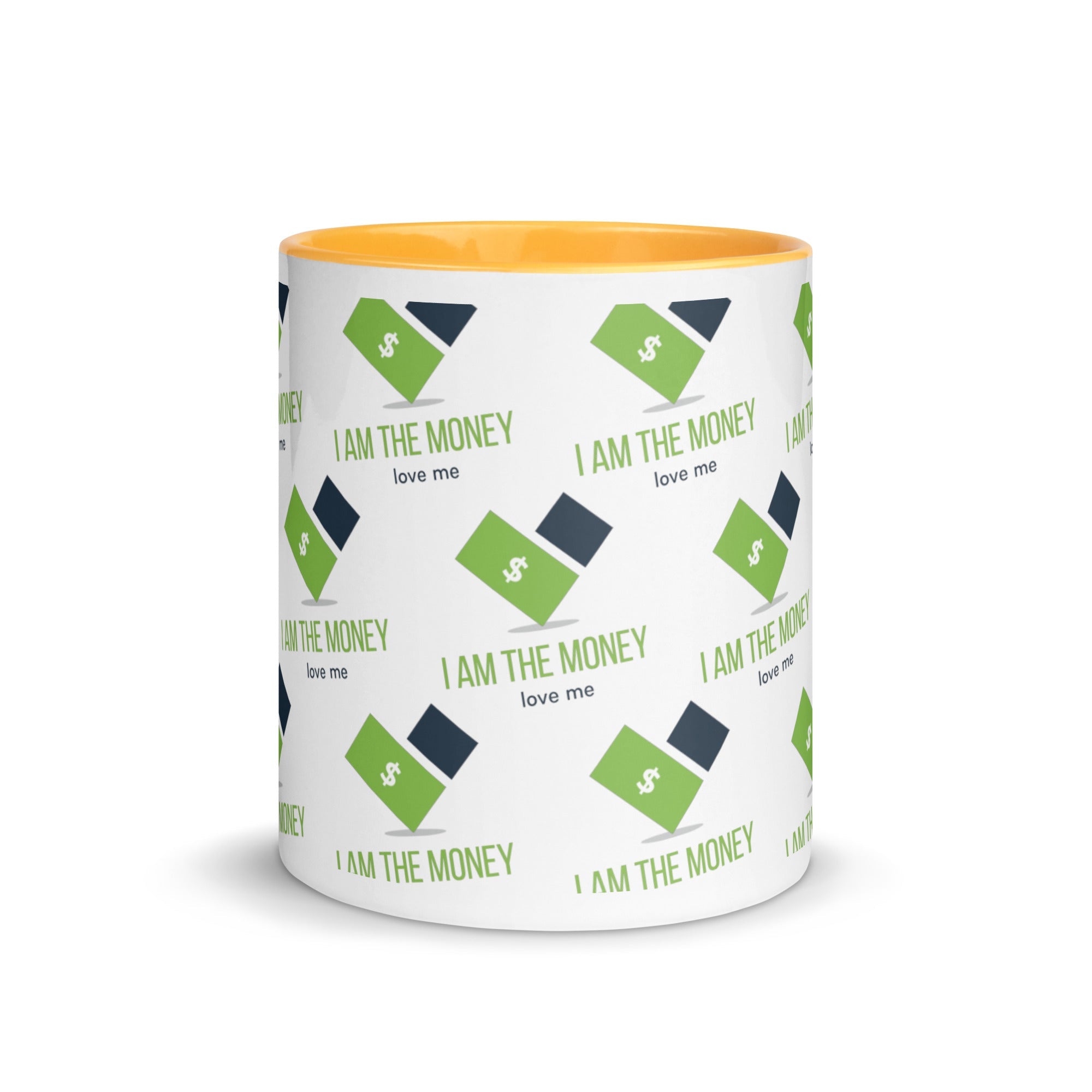 MDB Co. "I AM" THE MONEY Mug with Color Inside - The Million Dollar Bill Co.