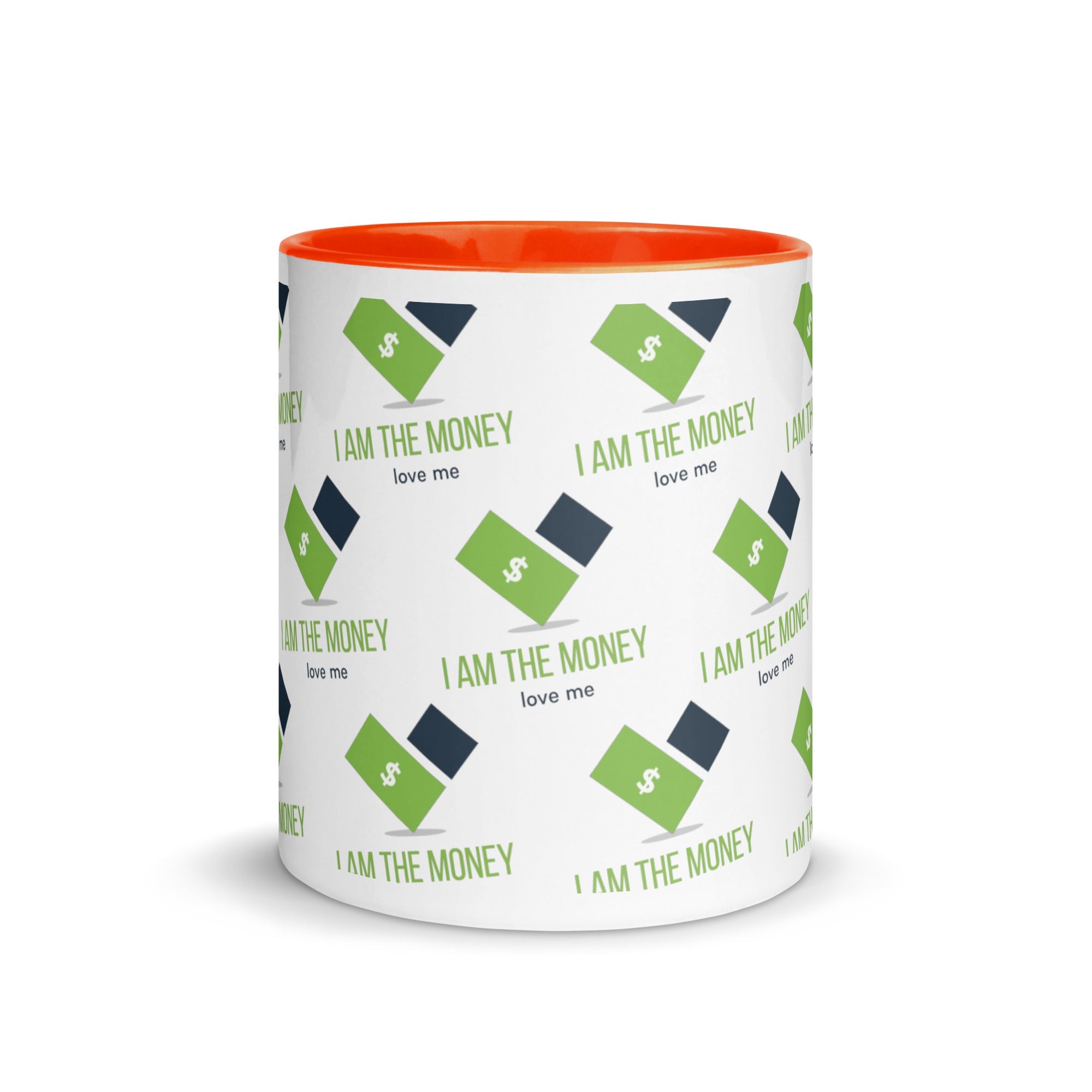 MDB Co. "I AM" THE MONEY Mug with Color Inside - The Million Dollar Bill Co.