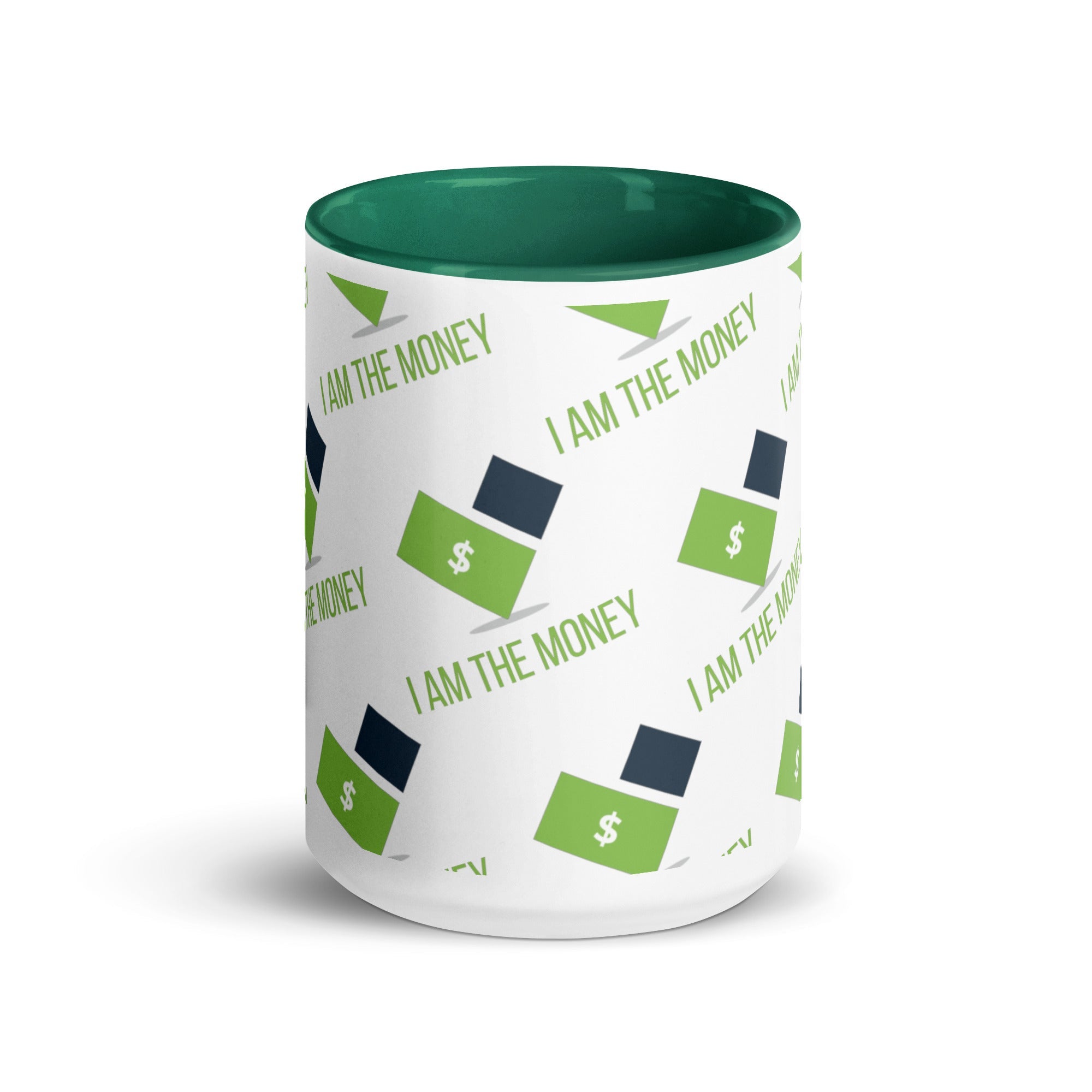 MDB Co. "I AM" THE MONEY Mug with Color Inside - The Million Dollar Bill Co.