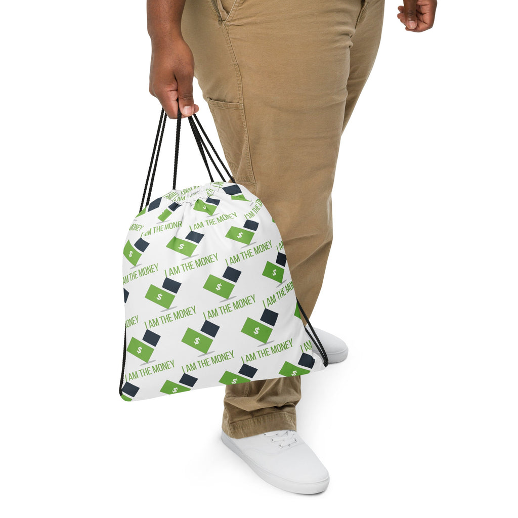 MDB Co. "I AM" THE MONEY UNISEX Drawstring bag - The Million Dollar Bill Co.